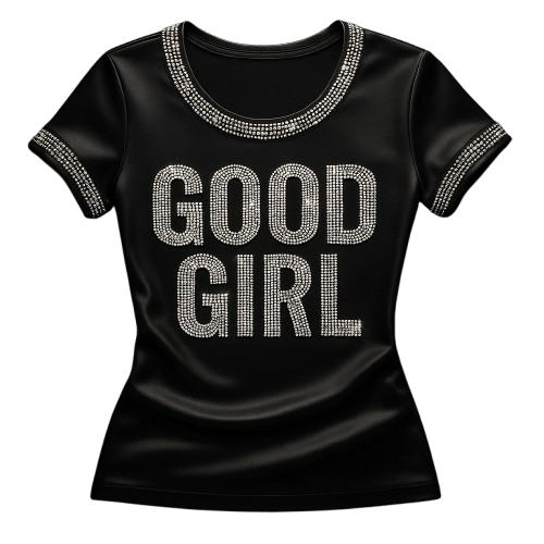 Round neck: Diamond Court Crew Tee